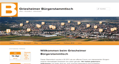 Desktop Screenshot of buerger-griesheim.de